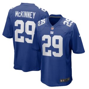 Xavier McKinney New York Giants  Game Jersey - Royal
