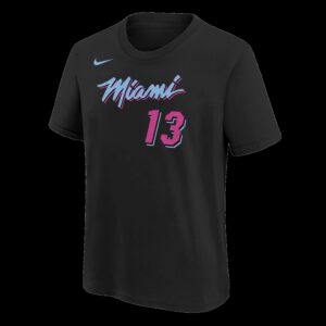 Bam Adebayo Original Vice Nights Youth Name & Number Tee
