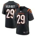 Cam Taylor-Britt Cincinnati Bengals  Game Player Jersey - Black