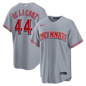 Cincinnati Reds Elly De La Cruz #44 Gray Road Replica Jersey