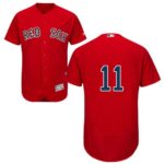 Red Boston Red Sox #11 Rafael Devers Red Flexbase Collection Stitched Jersey