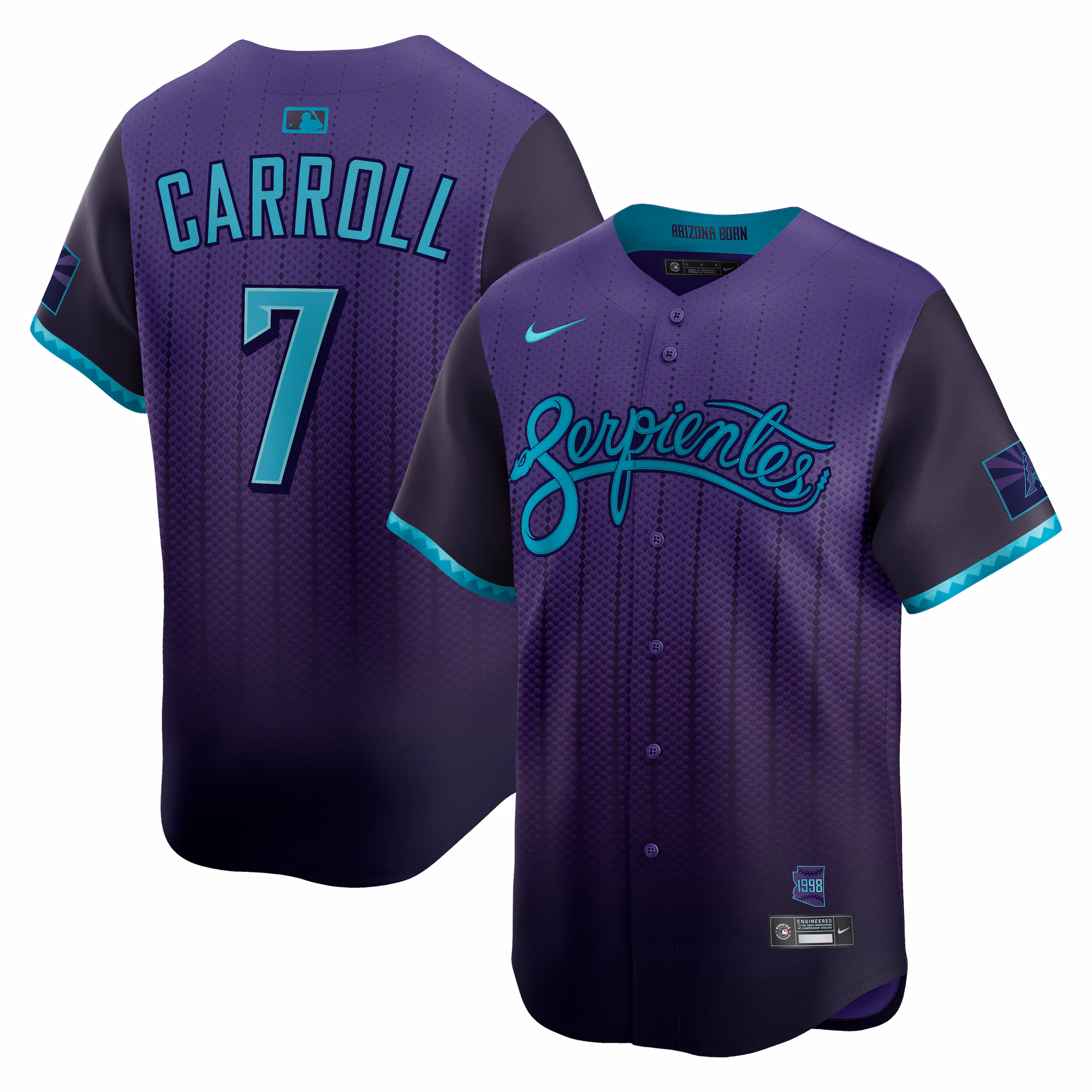 Arizona Diamondbacks Corbin Carroll #7 Purple 2025 City Connect Limited Player Jersey