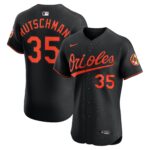 Baltimore Orioles Adley Rutschman #35 Black Alternate Elite Jersey