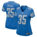 Brady Breeze Detroit Lions  Women's Home Game Player Jersey - Blue