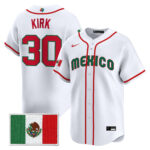 Alejandro Kirk #30 Mexico Baseball 2026 World Baseball Classic Home Stadium Jersey - White