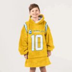 Kid 10 Los Angeles C Football Unisex Blanket Hoodie