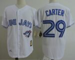 Mitchell And Ness 1993 Toronto Blue Jays #29 Joe Carter White Stitched Jersey