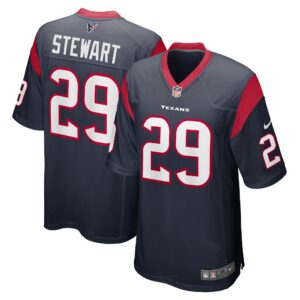 M.J. Stewart Houston Texans  Game Player Jersey - Navy