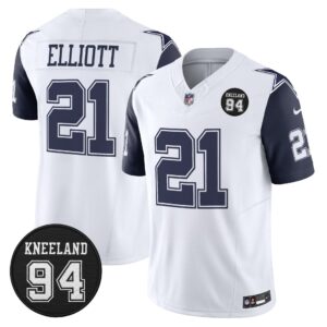Dallas Cowboys #94 Marshawn Kneeland Memorial Patch Vapor Limited Jersey - All Stitched