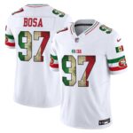 Nick Bosa # 97 San Francisco 49ers Mexico Vapor Limited Jersey V4 - All Stitched