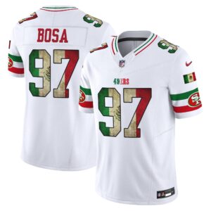 Nick Bosa # 97 San Francisco 49ers Mexico Vapor Limited Jersey V4 - All Stitched