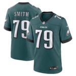 Lecitus Smith Philadelphia Eagles  Game Jersey - Midnight Green