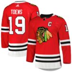 Jonathan Toews Chicago Blackhawks  Captain Patch Home Primegreen Authentic Pro Player Jersey - Red