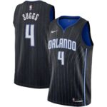 Jalen Suggs Orlando Magic  2021 Draft First Round Pick Swingman Jersey Black - Icon Edition