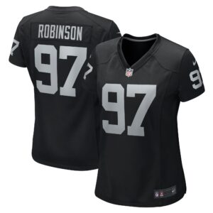 Janarius Robinson Las Vegas Raiders Women's Team Game Jersey -  Black