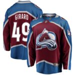 Samuel Girard Colorado Avalanche Breakaway Player Jersey - Burgundy