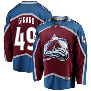 Samuel Girard Colorado Avalanche Breakaway Player Jersey - Burgundy