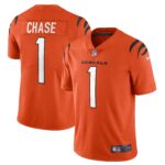 Ja'Marr Chase Cincinnati Bengals  Alternate Vapor Limited Jersey - Orange