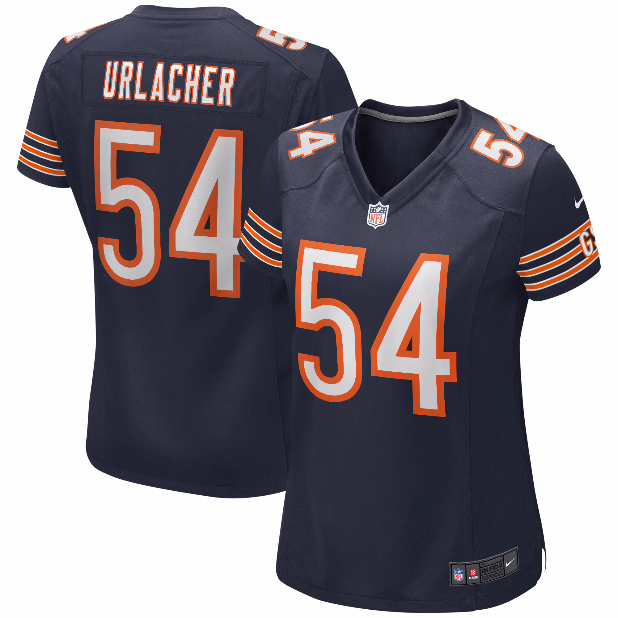 Brian Urlacher Chicago Bears Women's Game Retired Player Jersey - Navy