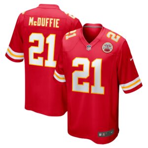 Trent McDuffie Kansas City Chiefs  Game Player Jersey - Red