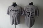Chicago White Sox #72 Carlton Fisk Grey Stitched Jerseys