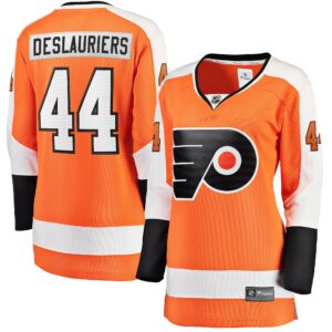 Nicolas Deslauriers Philadelphia Flyers Women's Home Breakaway Player Jersey - Orange