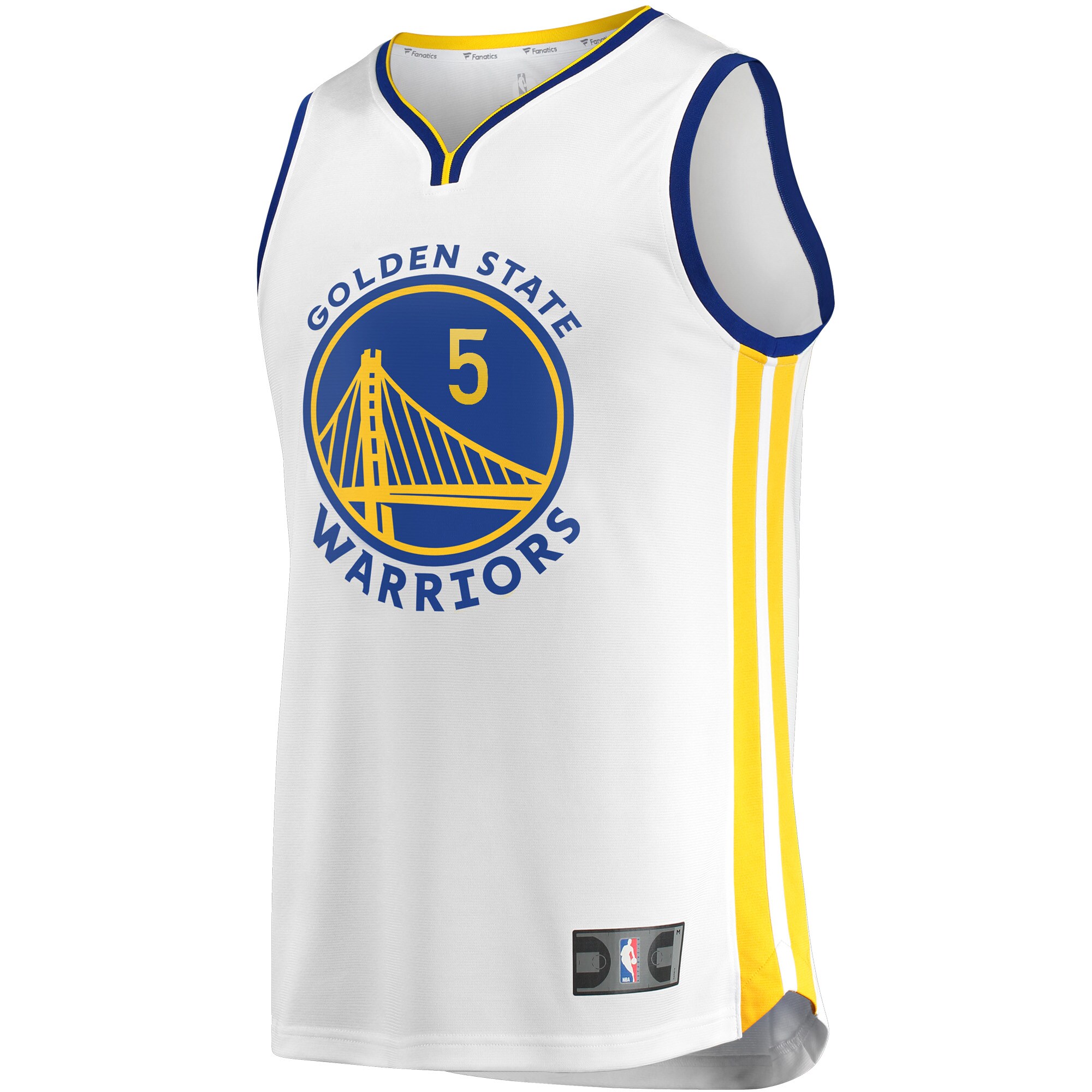 Kevon Looney Golden State Warriors Fast Break Player Replica Jersey - Association Edition - White - Image 2