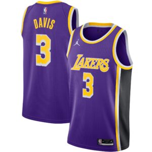 Anthony Davis Los Angeles Lakers  2020/21 Swingman Jersey - Statement Edition - Purple