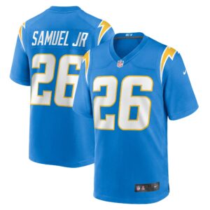 Asante Samuel Jr. Los Angeles Chargers  Game Player Jersey - Powder Blue
