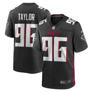 Vincent Taylor Atlanta Falcons  Game Player Jersey - Black