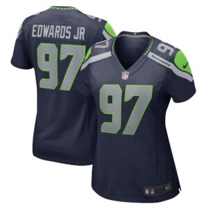 Mario Edwards Jr. Seattle Seahawks Women's  Game Jersey - College Navy