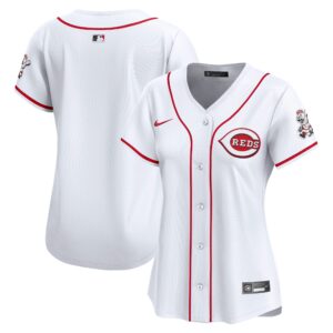 Women's Cincinnati Reds White Home Limited Jersey