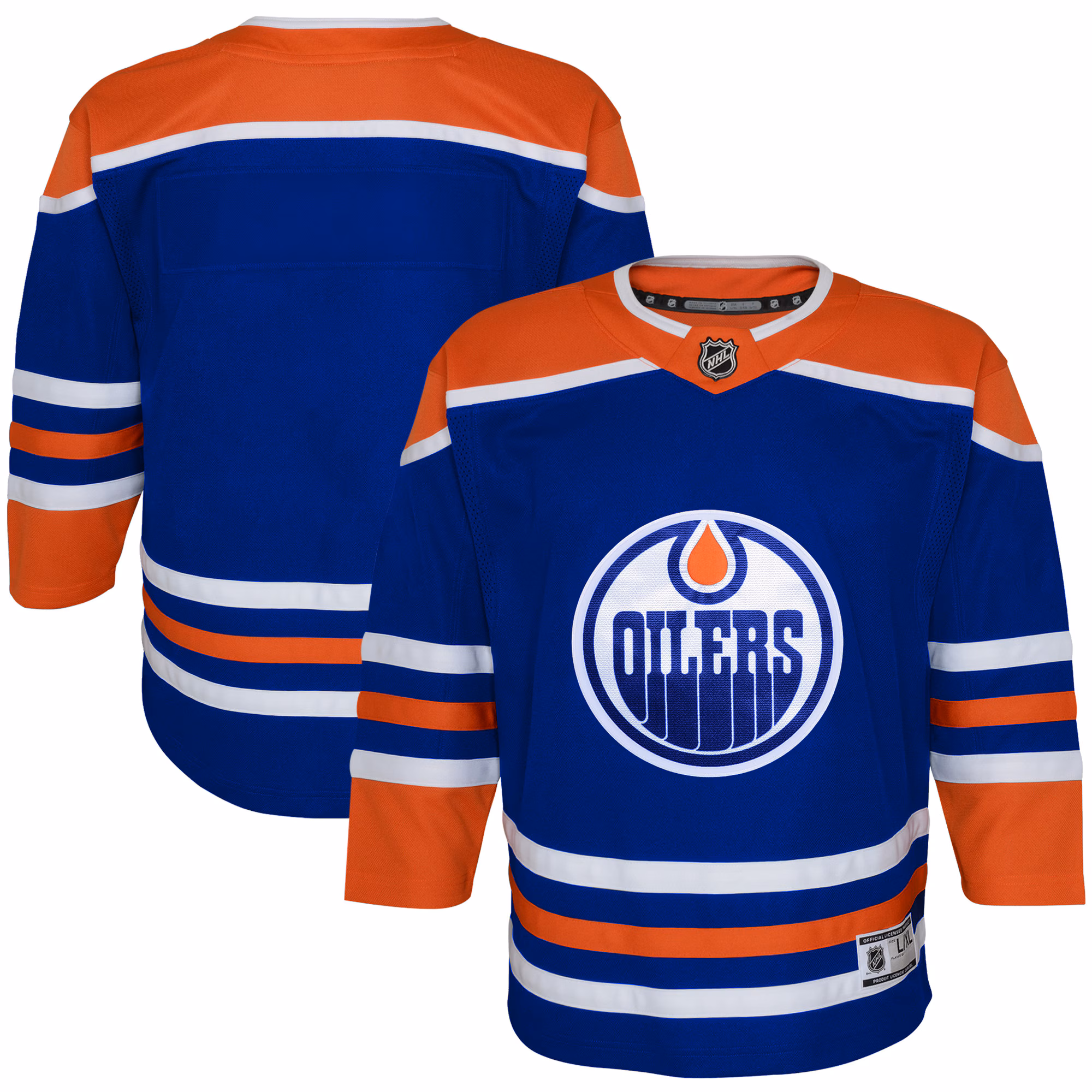 Youth Edmonton Oilers  Royal Home Premier Jersey