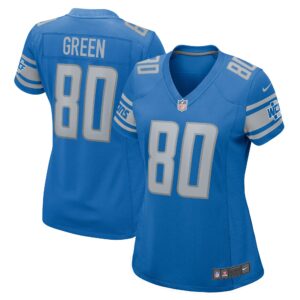 Antoine Green Detroit Lions  Women's Team Game Jersey - Blue
