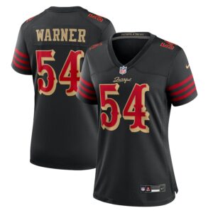 Fred Warner #54 San Francisco 49ers Women's 2025 Rivalries Collection Game Jersey - Black