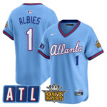 Ozzie Albies #1 Atlanta Braves 2026 City Connect x Outkast Vapor Premier Limited Jersey - All Stitched