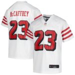 Christian McCaffrey San Francisco 49ers Youth Game Jersey - White