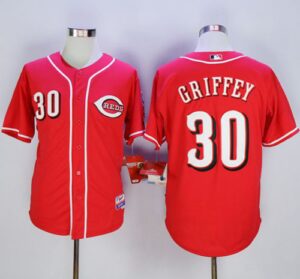 Cincinnati Reds #30 Ken Griffey Red Cool Base Stitched Jersey