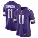 Trent Sherfield Sr. Minnesota Vikings Game Jersey -  Purple