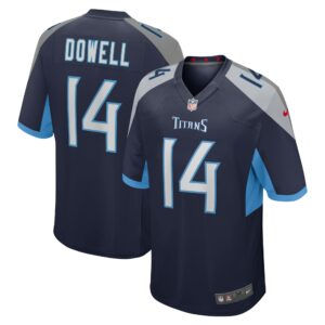 Colton Dowell Tennessee Titans Team Game Jersey -  Navy