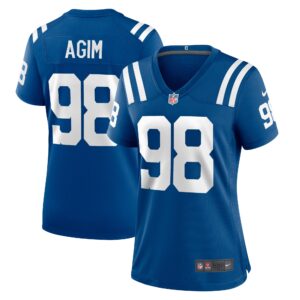 McTelvin Agim Indianapolis Colts Women's Team Game Jersey -  Royal