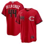 Cincinnati Reds Elly De La Cruz #44 Red 2026 City Connect Stadium Jersey