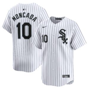 Men's Chicago White Sox Yoan Moncada  White Home Limited Player Jersey