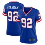 Michael Strahan New York Giants Women's Classic Retired Player Game Jersey - Royal