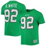 Men's Philadelphia Eagles Reggie White Kelly Green Retired Player Name & Number T-Shirt
