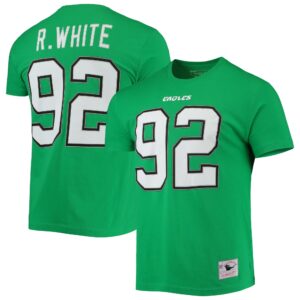 Men's Philadelphia Eagles Reggie White Kelly Green Retired Player Name & Number T-Shirt