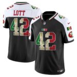 Ronnie Lott # 42 San Francisco 49ers Mexico Vapor Limited Jersey V4 - All Stitched