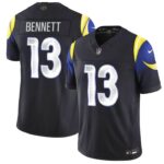 Men's Stetson Bennett #13 Los Angeles Rams Dri-FIT Rivalries Collection Limited Jersey-Navy