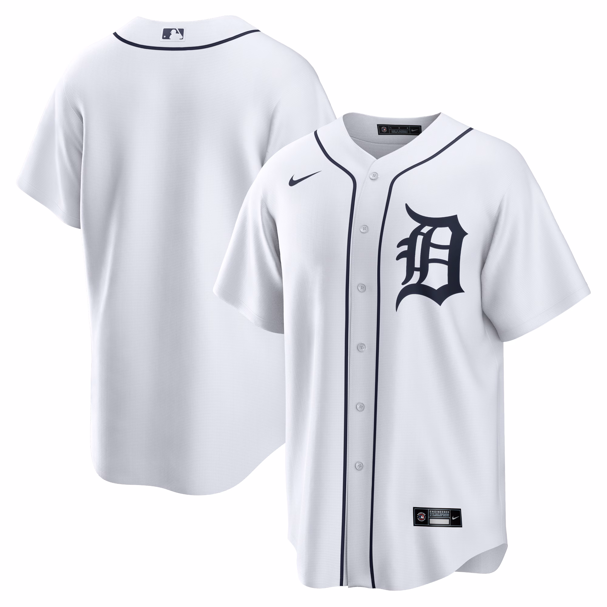 Team Detroit Tigers Home Replica Team Jersey - White
