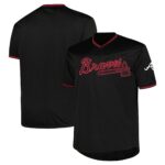 Atlanta Braves Profile Black Big & Tall Pop Fashion Jersey